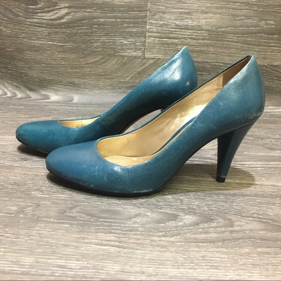 teal blue shoes heels